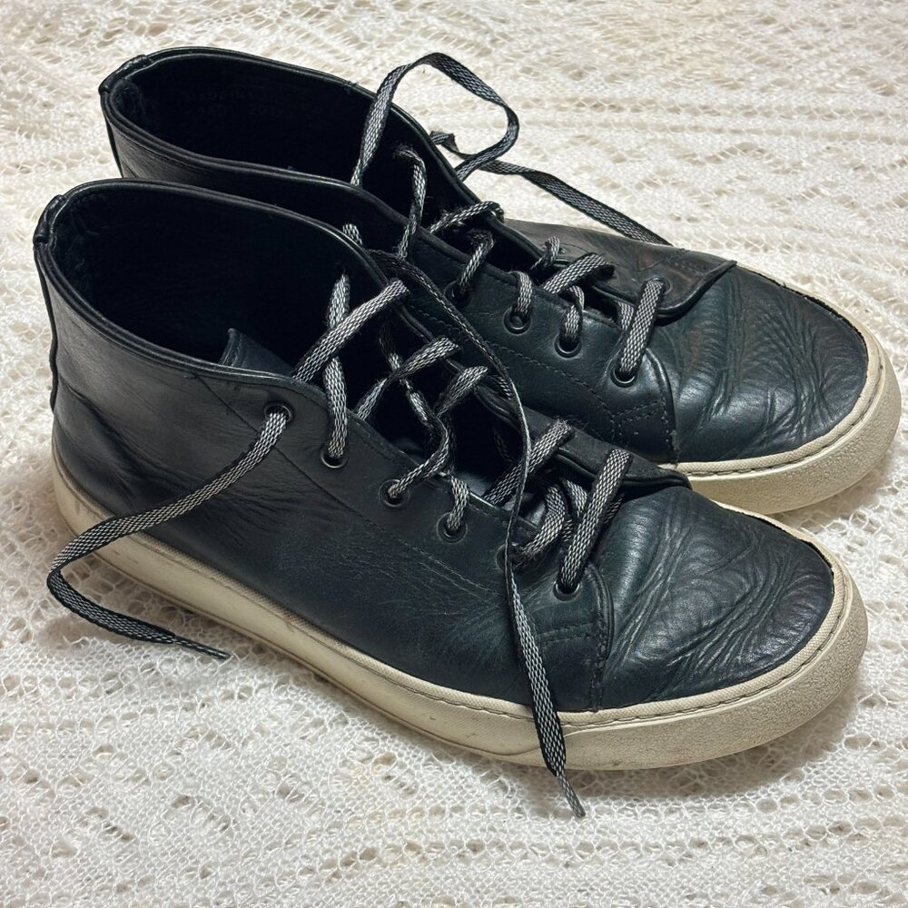 Rancourt & Co. Leather Chukka Boot Black Solid Handcrafted Made in USA‎ 9.5 D